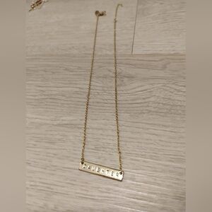 Gold 'Daughter' Necklace
